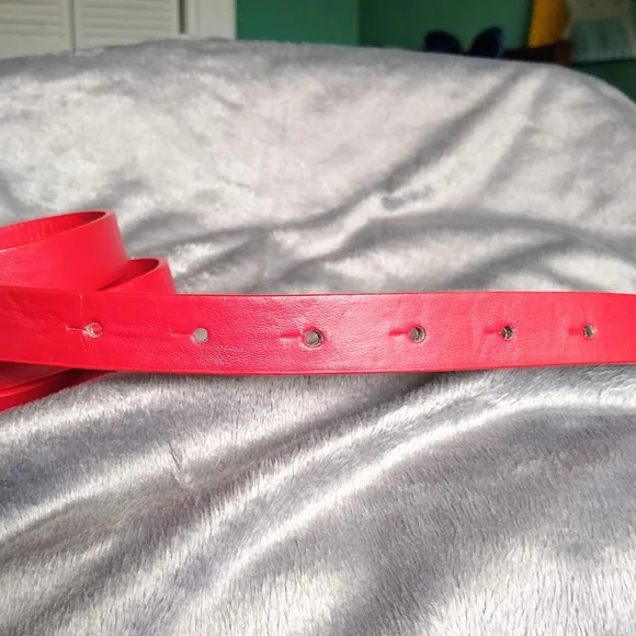 Torrid | Thin Faux Red Leather Belt NWOT - Picture 3 of 4